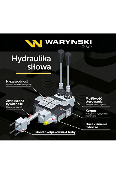 NO BRAND Distribuitor hidraulic plutitor cu 1 secțiune, 40L