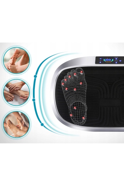 NO BRAND Platformă vibrantă, vibrator, aparat de masaj fitness cu cabluri, 20...