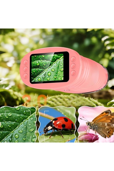 NO BRAND Microscop digital pentru copii 1000x, cu cameră foto LED, ecran HD, ...
