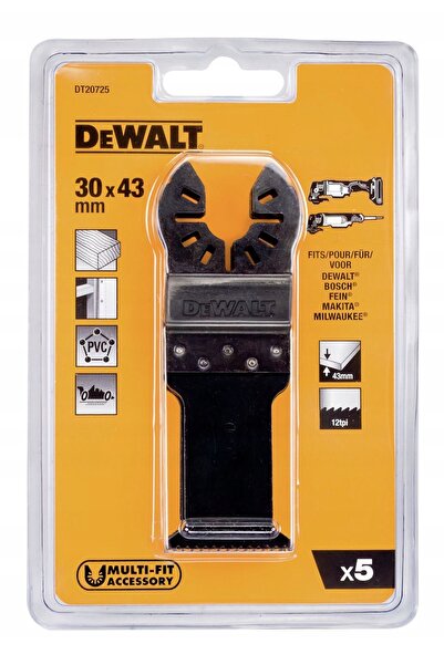 NO BRAND Lame de ferăstrău pentru lemn de esență tare 43x30mm DeWALT 5 bucăți