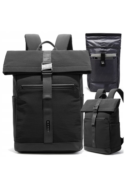 NO BRAND Rucsac Bange roll-top pentru laptop de până la 15,6 inch, 20-40 L, n...