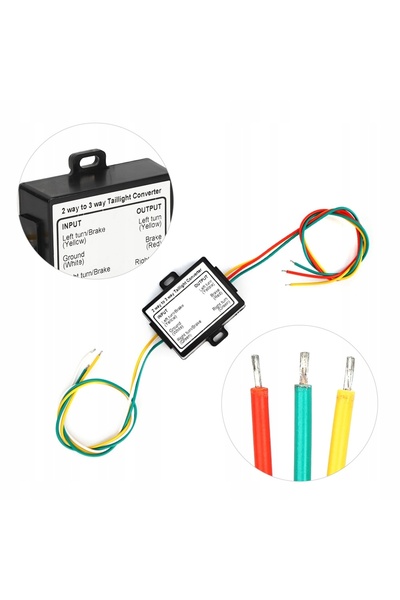 NO BRAND Adaptor cablaj electric remorcă cu 2 la 3 căi