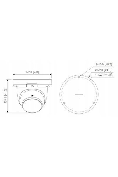 NO BRAND Cameră IP Dahua pentru interior și exterior ipc-hdw3649qm-s-il-0280b...