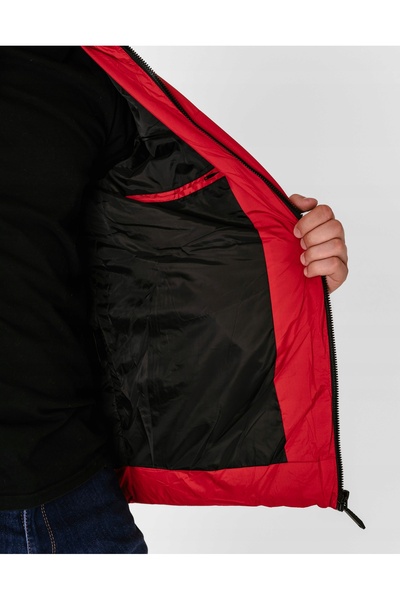 NO BRAND Geacă de iarnă căptușită cu puf, călduroasă, pentru bărbați 88976-02 XL