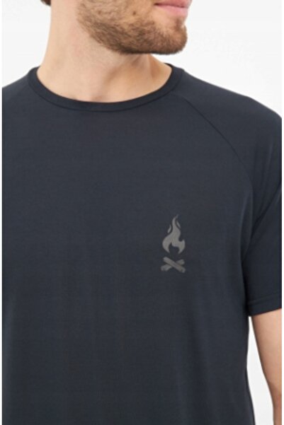 NO BRAND Tricou bărbătesc Viking Likelo Bambo L Albastru marin