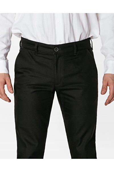 NO BRAND Pantaloni bărbați eleganți business casual, chinos din bumbac, Hunte...