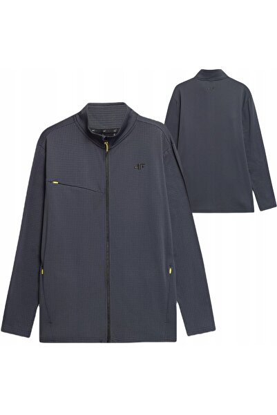 NO BRAND Geacă fleece bărbați 4F Antracit Plm013 Z22 m