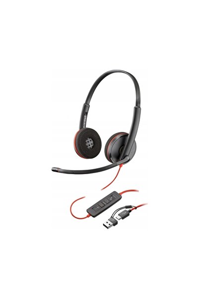 POLYPHASER Căști stereo Poly Blackwire 3220