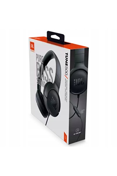 NO BRAND Căști cu fir cu bandă de cap JBL Tune 500 Negru