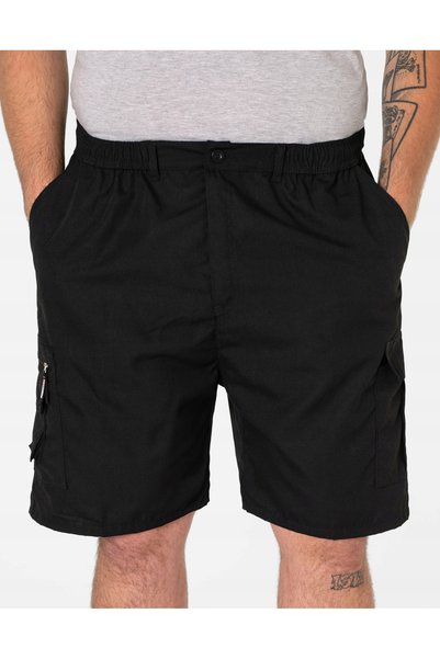 NO BRAND Pantaloni scurți subțiri, mărime mare, tip capri, cargo, pentru bărb...