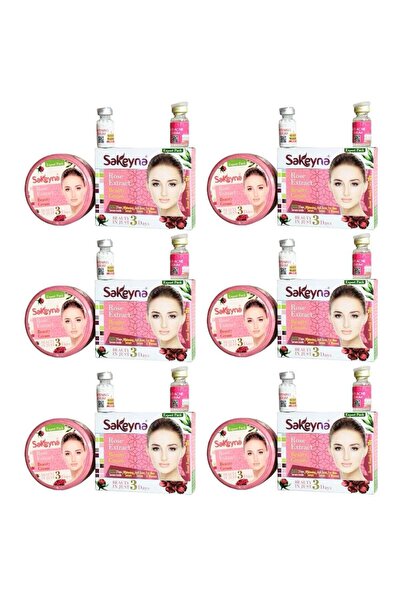 Sakeyna ROSE EXTRACT BEAUTY CREAM WITH 2 FREE SERUMS ANTI-ACNE & ANTI-AGEING ...