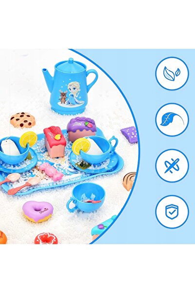 NO BRAND Set de cafea și ceai pentru copii, în cutie, cu ceainic și tavă B105 Ce