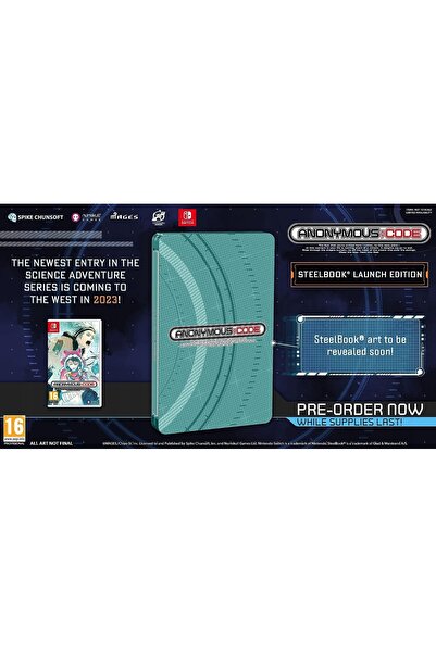 NO BRAND Anonymous Code Steelbook Ediție de Lansare Nintendo Switch