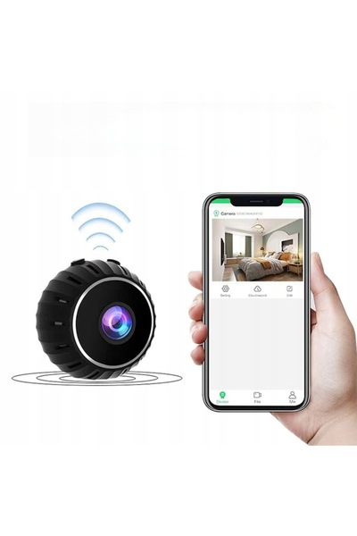 NO BRAND Mini Cameră Portabilă Monitorizare Wifi HD 1080P Detecție Mișcare IR