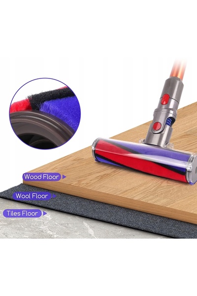 NO BRAND Perie moale cu rolă - Dyson V7 V8 V10 V11 V12 V15