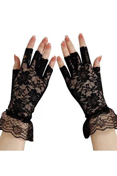 Giraffe Lace Gloves Party Wedding Prom Evening Dress Gloves for Costume