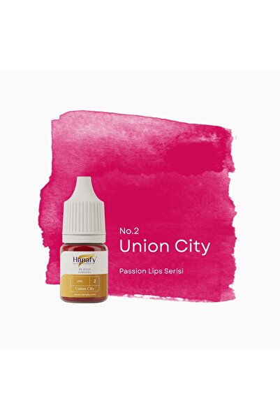 HANAFY Passion Lips Union City No2 Kalıcı Makyaj Dudak Pigmenti - 5ml