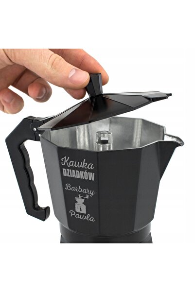 NO BRAND Aparat de cafea gravat pentru 12 cești de cafea, cadou pentru bunica...