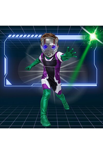 NO BRAND Costum Cyberman Carnaval Costum Robot Android Bal Mascat 128 134