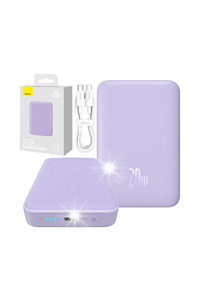 Baseus POWER BANK MAGNETIC CABLU USB-C 10000MAH 20W POWERBANK MAGSAFE