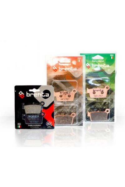 NO BRAND Plăcuțe de frână Brenta Kh368 Metalice Sinterizate Aurii Ktm Exc Sx