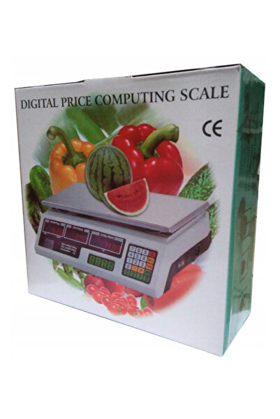 NO BRAND Cântar electronic de depozit cu ecran LCD, 40 kg/2 g