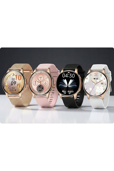 NO BRAND Ceas inteligent JG Smart Smartwatch Damski JG Smart v11 Amoled auriu