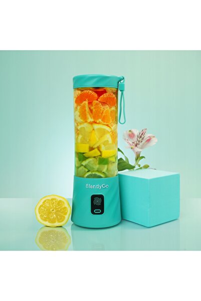 NO BRAND BlendyGo 3 550ml Blender fără fir USB Mentă