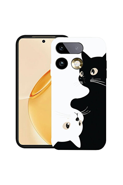bestcase ®   Husă TPU Ultra Subțire pentru Realme 16 Pro Plus, Pisici Negre ș...