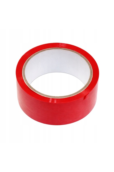 NO BRAND Bandă adezivă acrilică roșie 48 mm 70 m, adeziv puternic, PP, 1 buc.