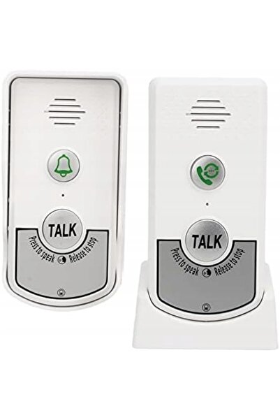 NO BRAND Sonerie wireless 1000m Interfon portabil Alb + Cablu