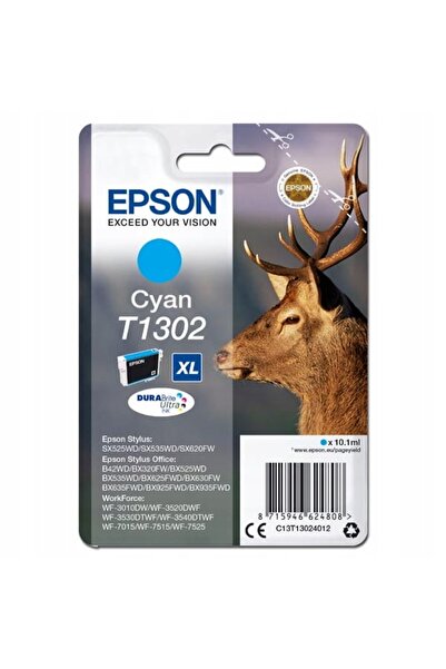 EPSON Albastru cerneală, original T1302