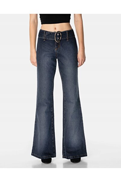 NO BRAND Pantaloni largi evazați, blugi de damă, blugi stil  "big wind ", 235...