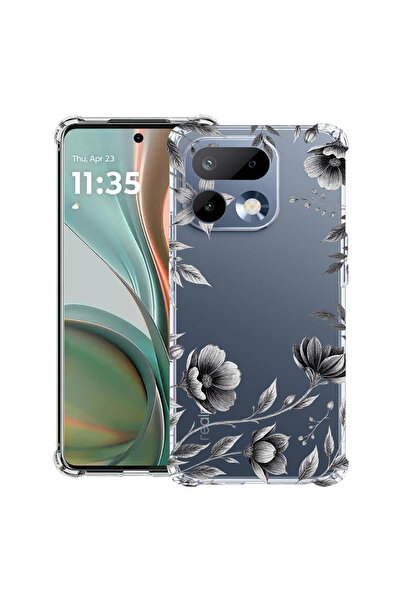 bestcase ®   Husă Antișoc pentru Realme 16 Pro 5G, Negru Floral, 3143991 AS 2035