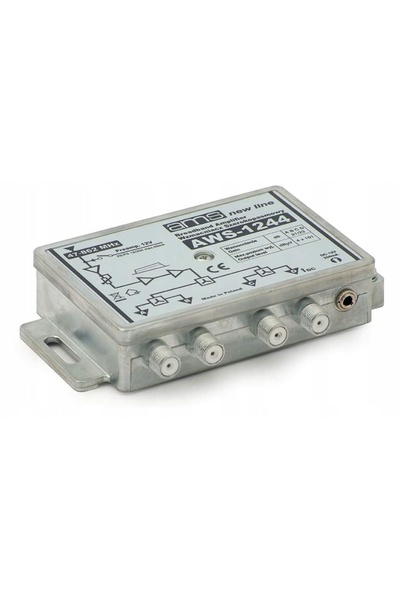 AMSTAFF Amplificator de antenă Aws-1244 cu sursă de alimentare