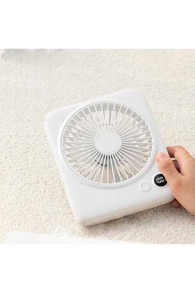 NO BRAND Ventilator de masă și birou USB-C, mini, silențios, mov