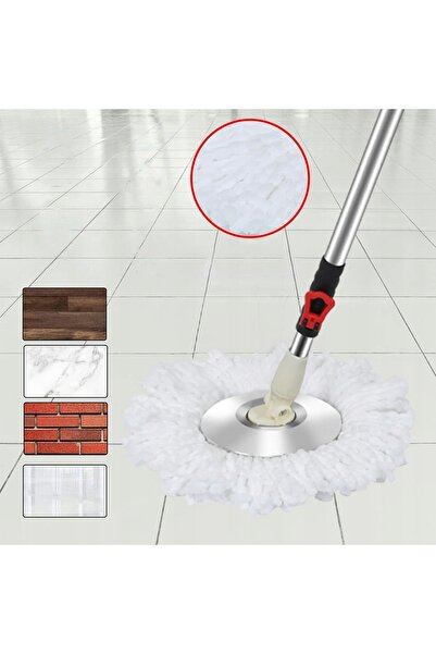 NO BRAND Mop turbo rotativ 360 cu găleată și 3 bucăți mopuri din microfibră 3...
