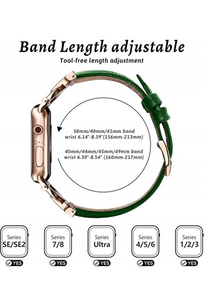 NO BRAND Curea din piele Wutwuk pentru Apple Watch SE 9 8 7 6 5 42 44 45 49mm...