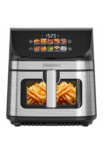 NO BRAND Friteuză cu aer cald Webber Af801 2200W 8,8L pentru prăjire și coacere