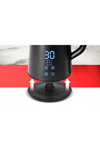 NO BRAND Fierbător electric Electo Presenta 1500 W 1,6 L Negru