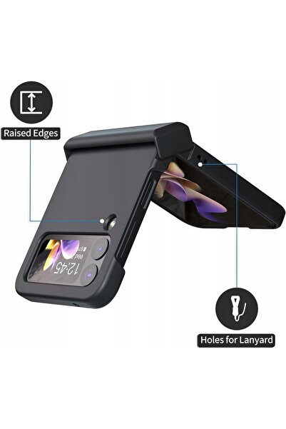 NO BRAND Husă Cresee pentru Samsung Galaxy Z Flip 4 cu protecție balama și su...