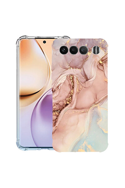 bestcase ®   Husă Antișoc pentru Realme 16, Marmură Roz, 3156793 AS 1253