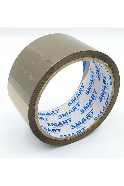 NO BRAND Bandă adezivă inteligentă maro, lățime 48 mm, lungime 45.72 m, 6 bucăți