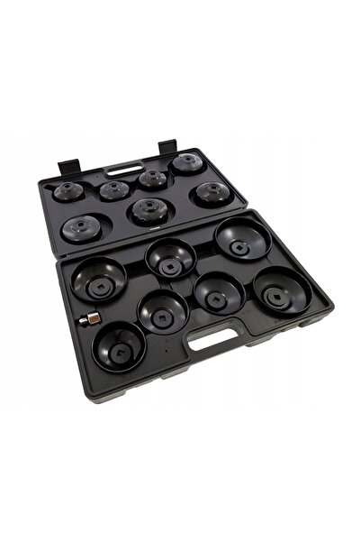 NO BRAND Set robust de chei tubulare pentru filtre de ulei, 15 piese