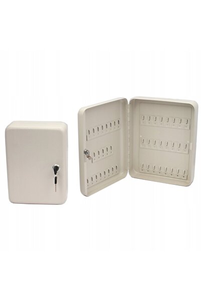 NO BRAND Dulap pentru chei (45 bucăți) 300x240x75MM Metal Alb