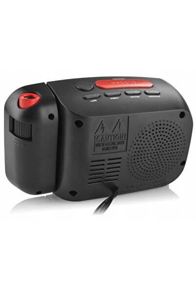 Hyundai Radio cu ceas cu alarmă și proiector RAC 481 PLLBR Negru FM/AM
