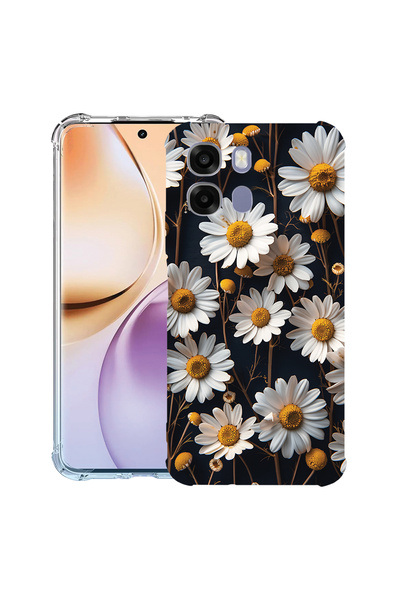 bestcase ®   Αντικραδασμική Θήκη Husa για Realme 16 Pro Plus, 3D Μαργαρίτα, 3...