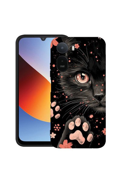 bestcase ®   Θήκη TPU Υπέρλεπτη Husa για Xiaomi Redmi A7 Pro, Μαύρη Γάτα, 314...