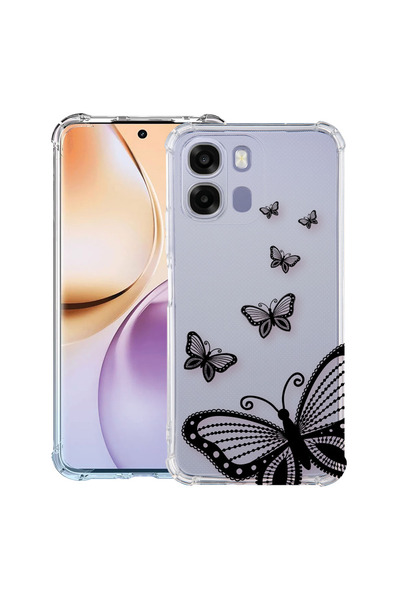 bestcase ® Husa Anti Shock Case For OPPO A6 / A6X / A6S, Butterfly, 3156785 A...