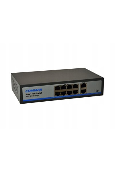 NO BRAND Switch cu 10 porturi PoE Videodomofon IP COMMAX 10 porturi PoE Uplink
